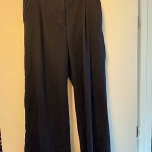 American eagle stretch poppy trouser Black Wide-Leg Pants